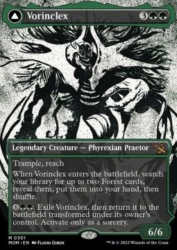 Magic/MTG Vorinclex // The Grand Evolution (V.1) XMOM-301 Mythic Deutsch NM