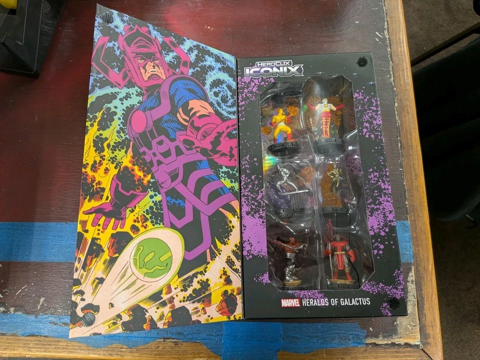 HeroClix Iconix Marvel Heralds Of Galactus 盒子全新 Wizkids — 第 2/4 张图片