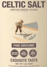 1lb. Mineral Salt From The Celtic Sea, Brown