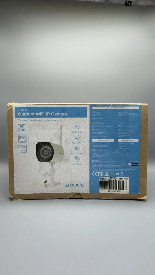 Zmodo ZM-W0002-4 720p 高清无线子弹户外 IP 摄像头带夜视 — 第 4/4 张图片