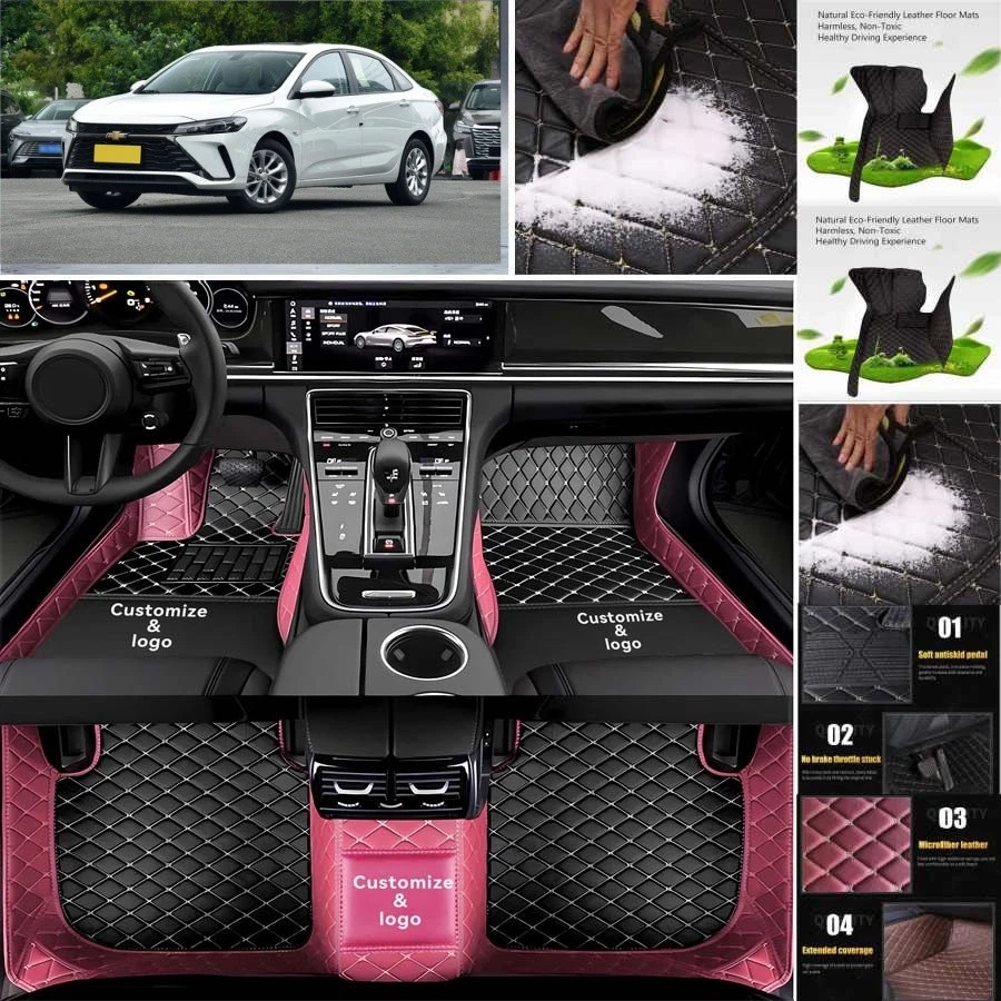 For Chevrolet Monza Car Floor Mats Carpets Cargo Liners Custom All Weather Foto 4 de 4