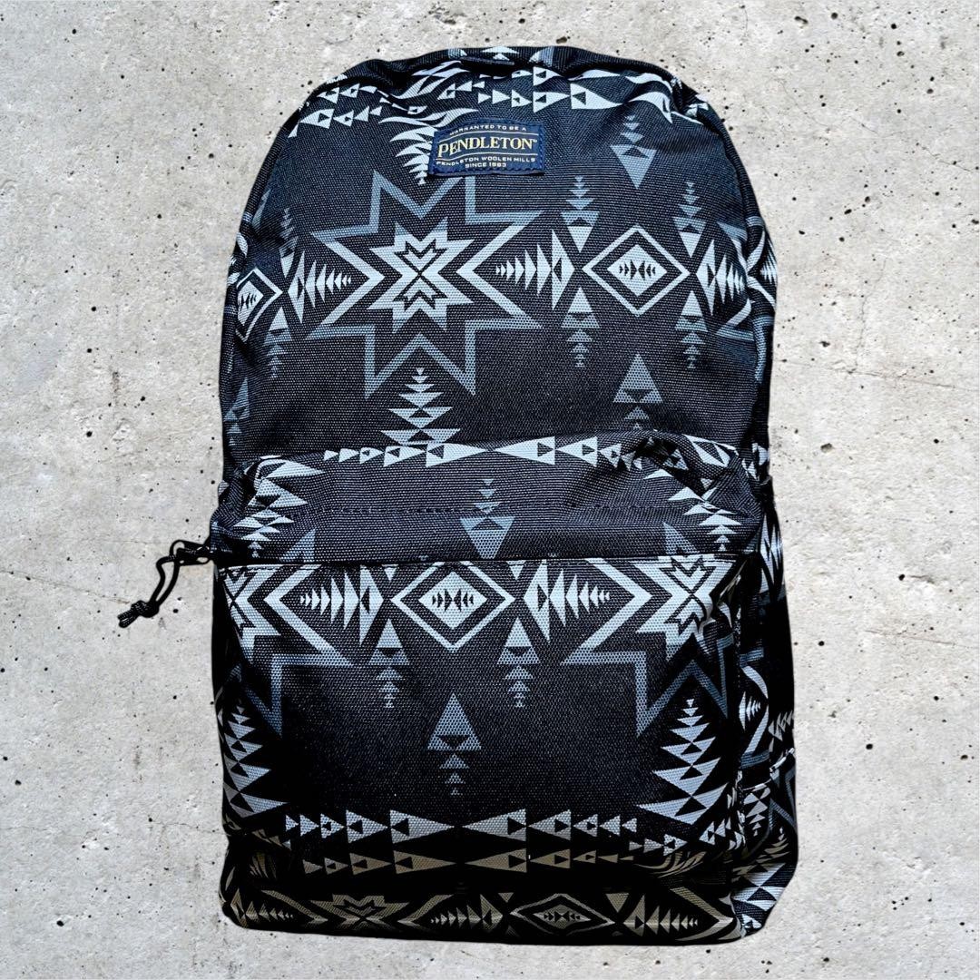 Pendleton x Era Black Polyester Backpack Large Ca… - image 3