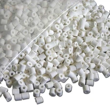 Aquarium Filter Media, Bulk Bio Ceramic Rings for Fish Tank, 5-lb, white 