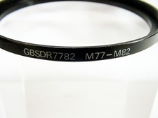 77-82mm Step-Up Adapter Ring  Metal  Japan  No box  Tested  New  6.95 