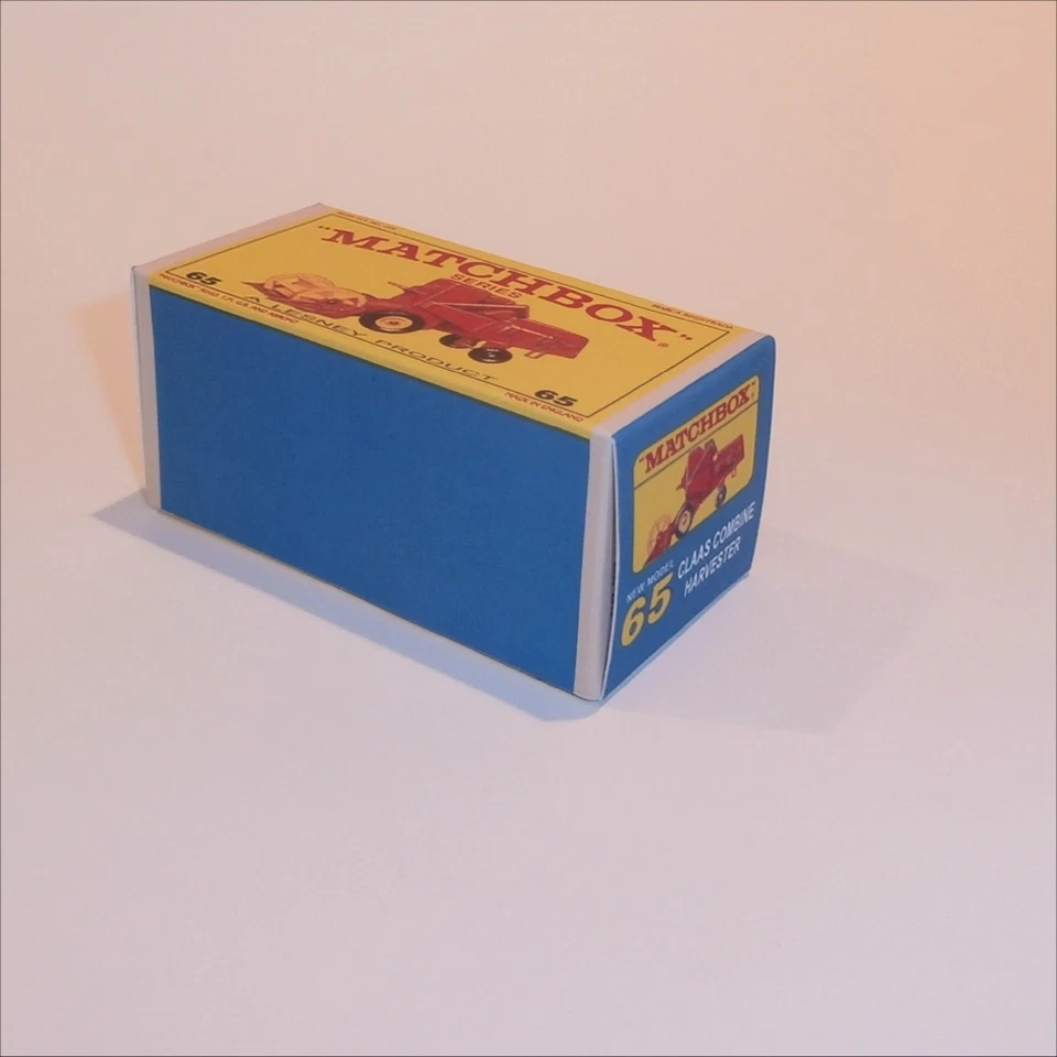 Matchbox Lesney 65c Claas Combine Harvester E Style Repro Box - Image 2 of 4