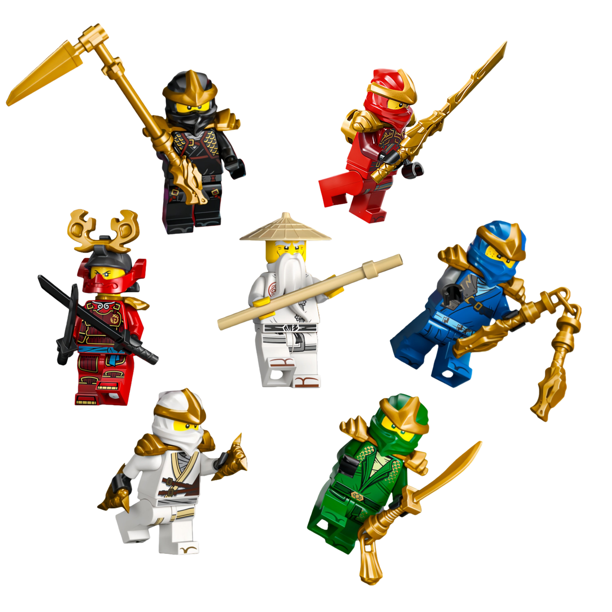 【jayyy 】 LEGO NINJAGO Minifigures - ZX Kai Jay Cole Zane Lloyd Nya Sensei