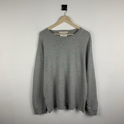 Designer Cole Buxton Pullover Herren Gr.M Grau Pulli Langarm Baumwolle Oberteil