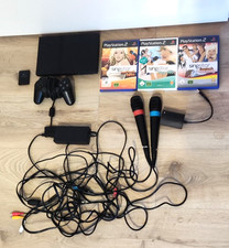Sony PlayStation 2 Slim (PS2 Slim) + Controll...