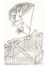 154344) DDR GSK Künstlerkarte Lothar Sell "Wundertäter I", SSt. 1987