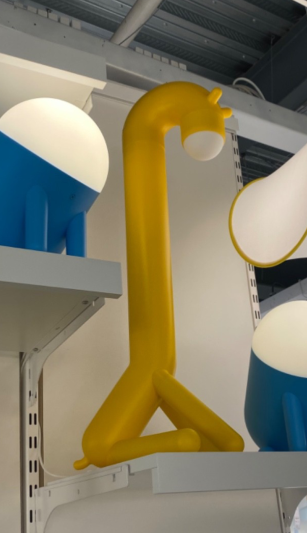 IKEA GREJSIMOJS LED decoration lighting giraffe yellow battery