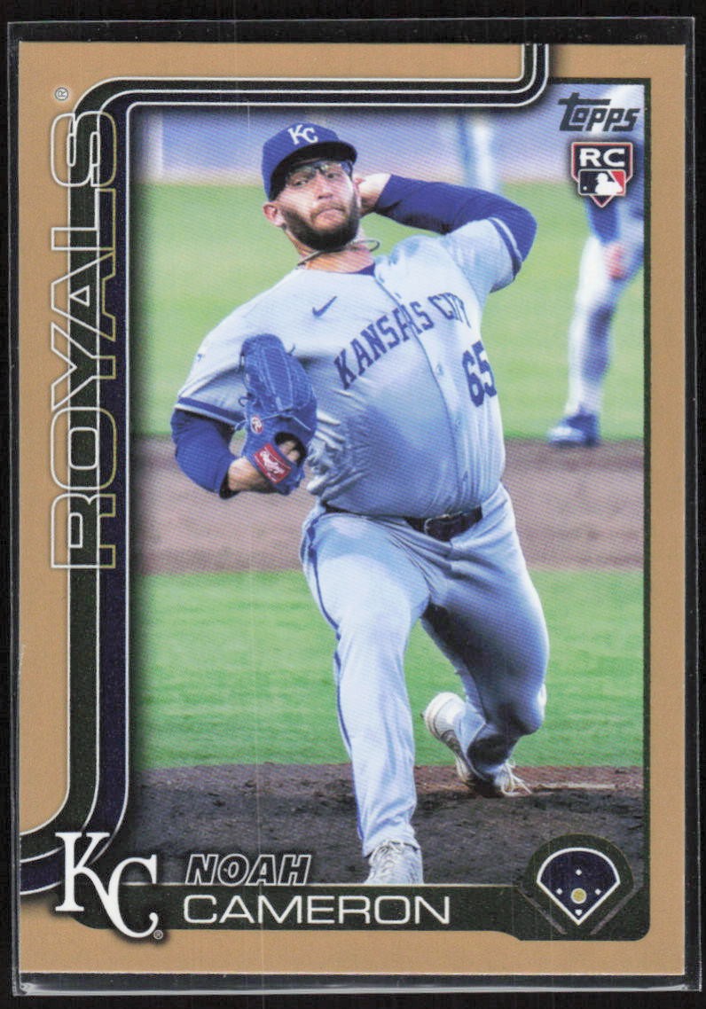 2025 Topps Update Gold #US65 Noah Cameron SN, Rookie /2025