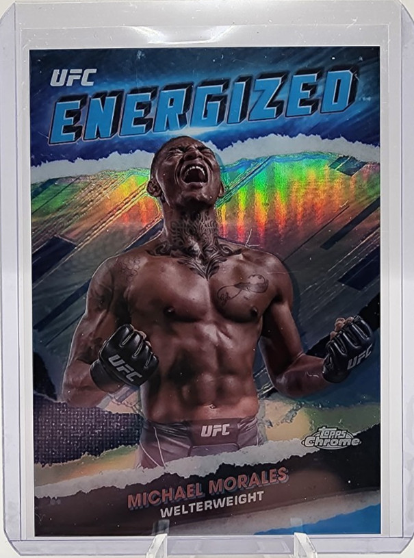 2024 Topps Chrome UFC Energized Insert of Michael Morales!!