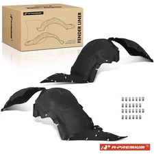 A-Premium 2Pcs Inner Fender Liners Splash Shield PET Front for Chevrolet Camaro