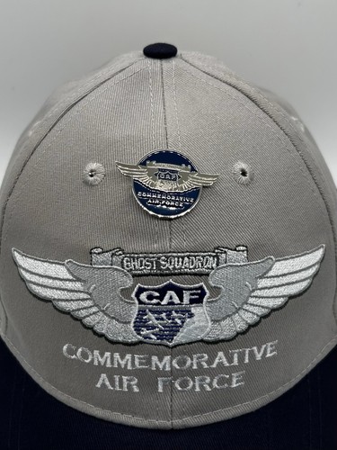 CAF Ghost Squadron Cap Hat Adult Adjustable Bomber Command PIN-UP Models W Pin - Picture 2 of 9