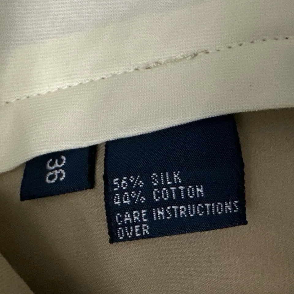 Polo Ralph Lauren Shorts Mens Size 36 Silk Cotton Blend Tan Brown 9" Inseam - Image 3 of 4