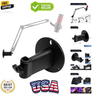 Microphone Wall Mount Boom Arm - Microphone Wall Mount for Mic holder，Horizon...