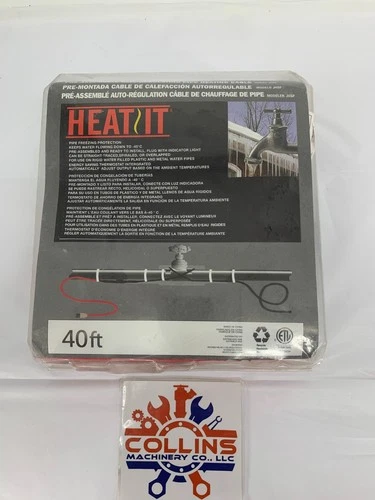 HEATIT JHSF Self-Regulating Heating Cable for Pipe Freeze Protection 40 FT