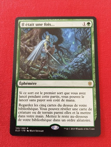 Once Upon A Time Trône D'Eldraine Rare Card Magic MTG FR - Picture 1 of 2