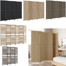 Paravent Raumteiler Faltbar Sichtschutz Trennwand Mobiler Balkon Outdoor 3-6Teil