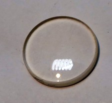 25mm Microscope Optic Glass Lens slightly convex  4.3mm thick