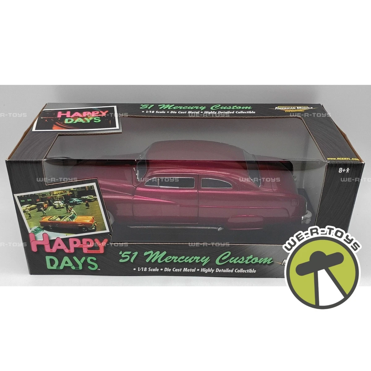 American Muscle Happy Days 51 Mercury Custom Die Cast Vehicle ERTL