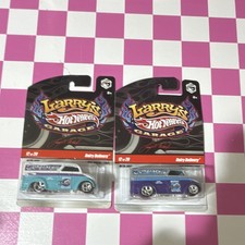 Hot Wheels Larry's Garage Dairy Delivery Limited Edition 1:64 Truck Lot of 2