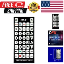 8 in 1 Large Jumbo Universal Remote Control for RCA, Sony, Philips, Samsung, ...