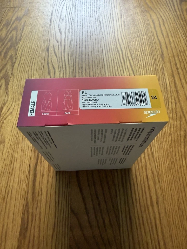 Speedo Vanquisher Blue Magma 24 nuevo en caja Foto 2 de 2
