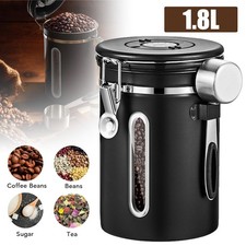 Kaffeedose Aromadose luftdicht Behälter 1,8L Kaffeebohnen Tee Vorratsdose