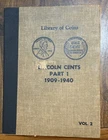 Lincoln Wheat Small Cent Collection 1909-1940 Library of Coins Album ~72 Coins~
