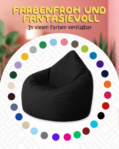 PatchHome Sitzsack XL- Jumbo Sitzkissen Bodenkissen Kinder und Erwachsene - Bild 7 von 203