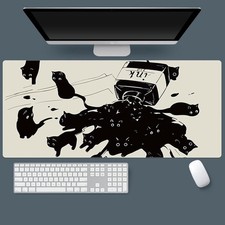Gaming Mouse Pad XXL Extended Anime Mouse Pad 31.5x15.7inch, Large Cute Kawaii B