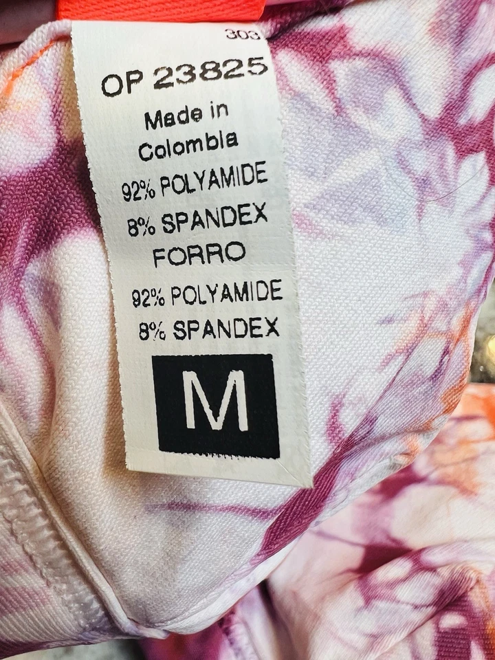 Maaji Elle Lollipop Bikini Top Size Medium Pink Multicolor - Image 4 of 4