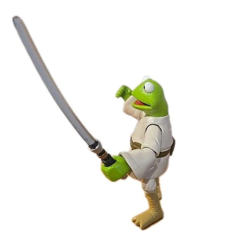 Figura de acción suelta Disney Kermit Star Wars Luke Skywalker Muppets Foto 2 de 4
