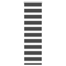 Zebrarollo Schwarz 40x150 Cm Stoffbreite 35,9 Cm Polyester