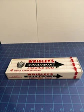 Vintage Wrigley's Spearmint Chewing Gum Men's Handkerchief Set of 4 NIB