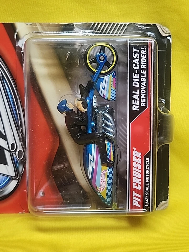 HOT WHEELS MOTOCICLETAS PIT CRUISER REAL FUNDIDO A PRESIÓN DESMONTABLE PILOTO Leer Nuevo de Lote Antiguo🔥 Foto 2 de 4