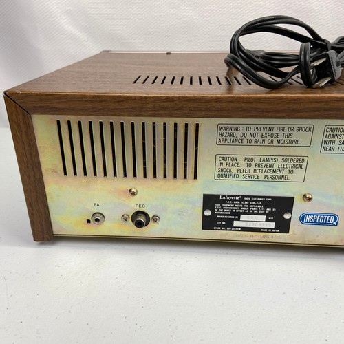 Lafayette Telsat SSB-140 CB Base Station 40 Channel w/mic Tested/ Working - Zdjęcie 10 z 13