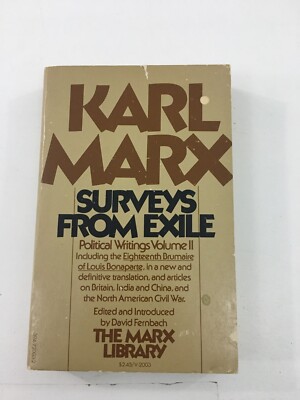 Surveys From Exile : Political Writings Volume II - Karl Marx (Paperback, 1974)
