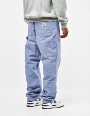 Carhartt WIP Single Knee Pant Dearborn 12oz I031497 Bay Blue Aged Canvas W32 L32