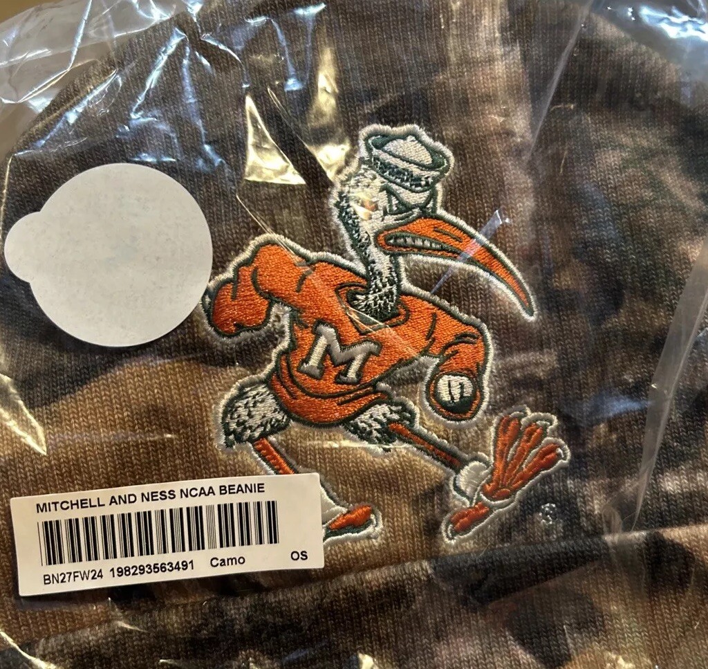 Mitchell & Ness NCAA Beanie camo 迷彩 Supreme x Mitchell & Ness NCAA TrueTimber Kanati Camo Beanie |