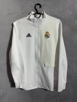 Real Madrid Training Football Soccer Jacket Adidas Young Size L 13
