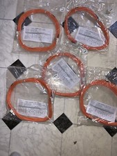LOT OF 5 DUPLEX PATCH CABLES 5M SC/PC-SC/PC 62.5/125  BRAND NEW IN PACKAGE
