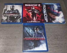 RoboCop, RoboCop 2  RoboCop 2014  The Terminator Blu-ray's , Like New.