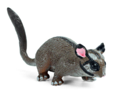 8cm Gray Wombat PVC Toy Vombatidae Sugar Glider Wild Animal Figure Kids  Gift
