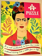 Frida Kahlo 500 Piece Art Puzzle NOS New Sealed 19 x14 Fun in Life