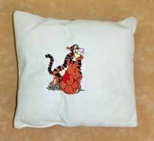 Disney Winnie the Pooh Vintage Nursery Throw Pillow Beige Tigger 10" x 9 1/2"