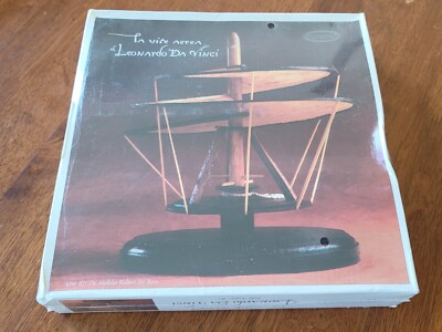 ''La Vite Aerea'' LEONARDO DA VINCI HELECOPTER WOODEN MODEL KIT Incunabula