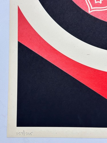 SHEPARD FAIREY - Obey Dove Target Red Black - 2011 - ed/325 - OBEY GIANT - Picture 4 of 7