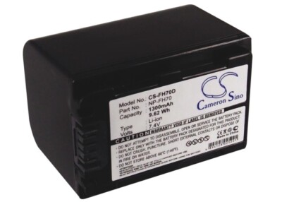 7,4V Akku für Sony DCR-DVD653, DCR-DVD610, DCR-DVD305, DCR-HC53E, DCR-HC19E